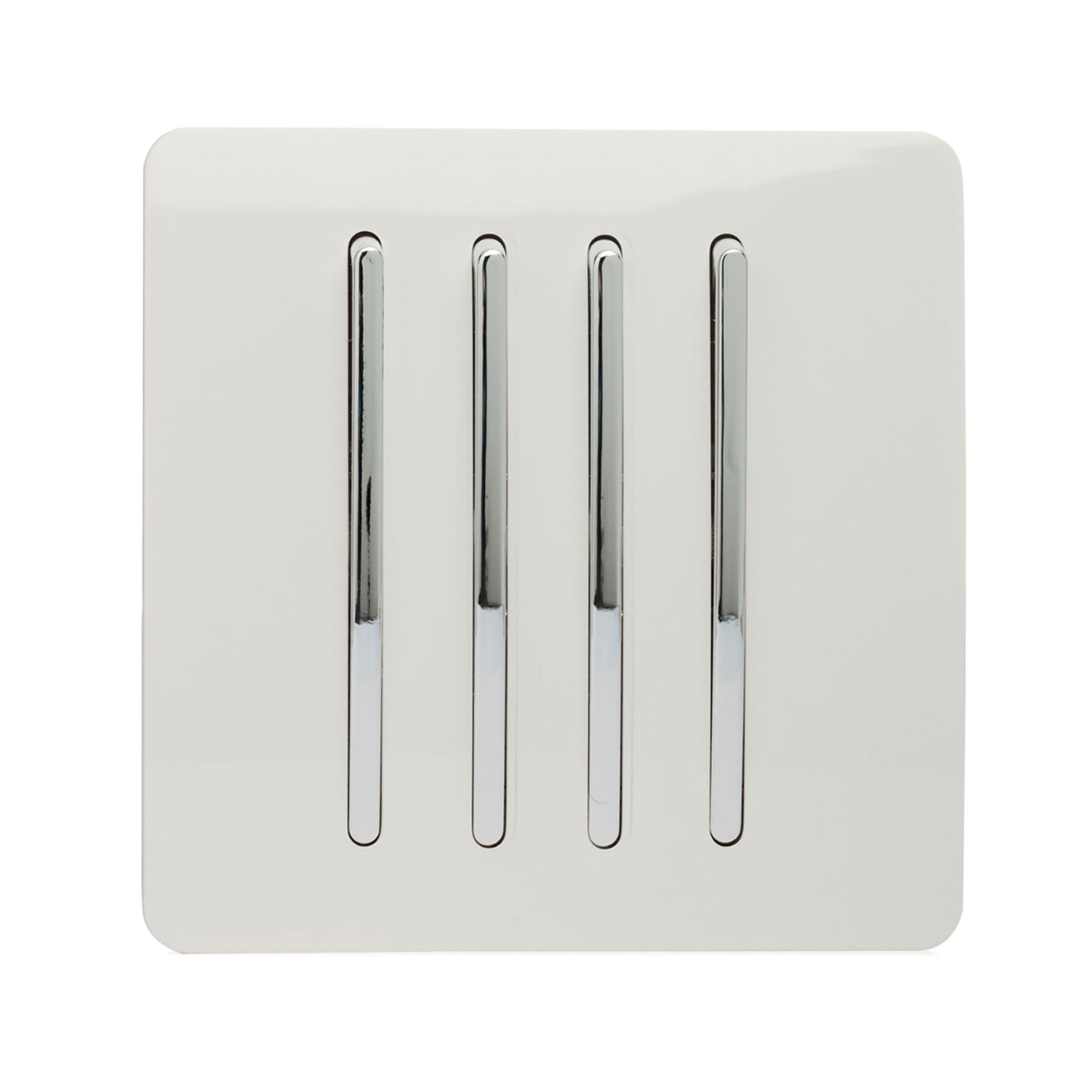 ART-SS8WH  4 Gang 2 Way 10 Amp Rocker Ice White